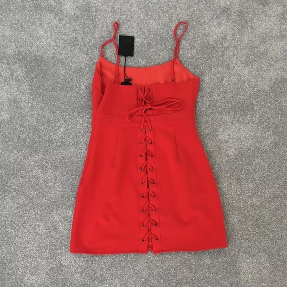 NEW w/ tags NBD Red Mini Dress Size US Women’s Small - Picture 3 of 7